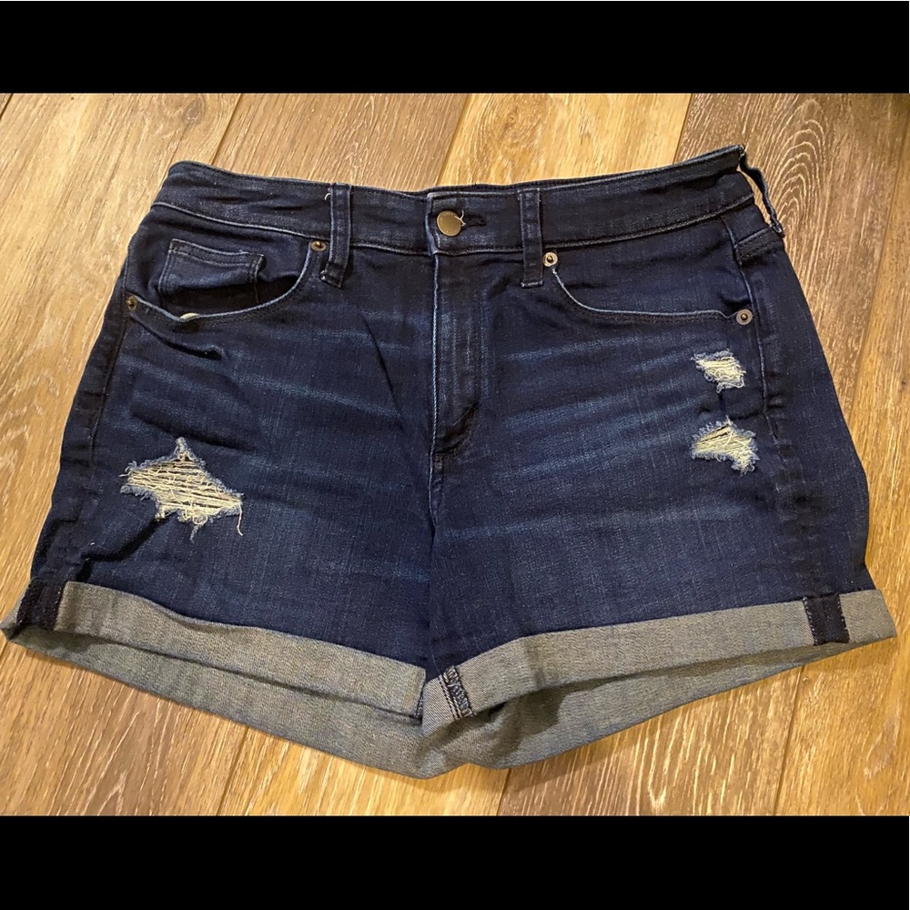 Universal Thread High Rise Midi Jean shorts